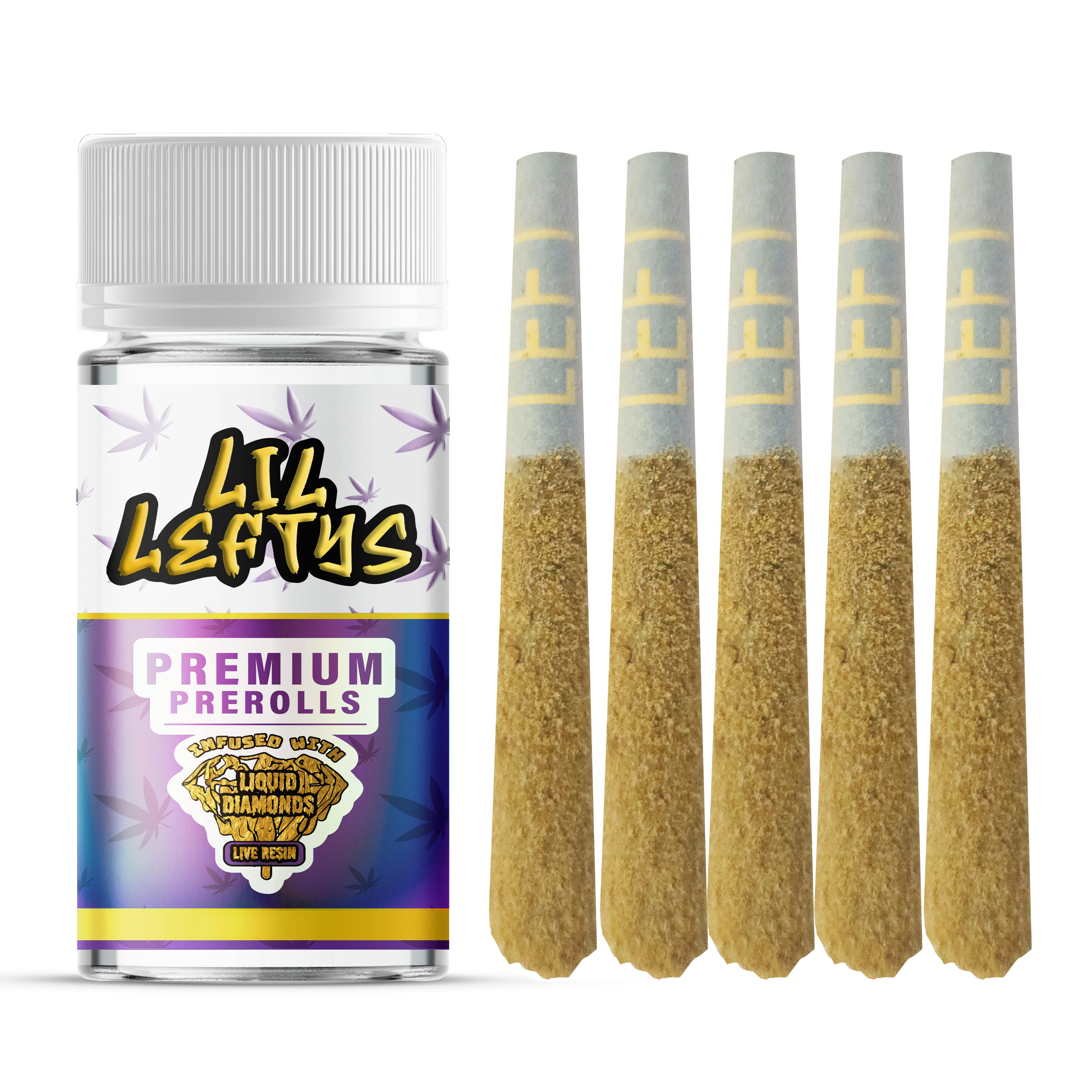 Lil Leftys Grape Cookies - Infused Preroll 5 pk