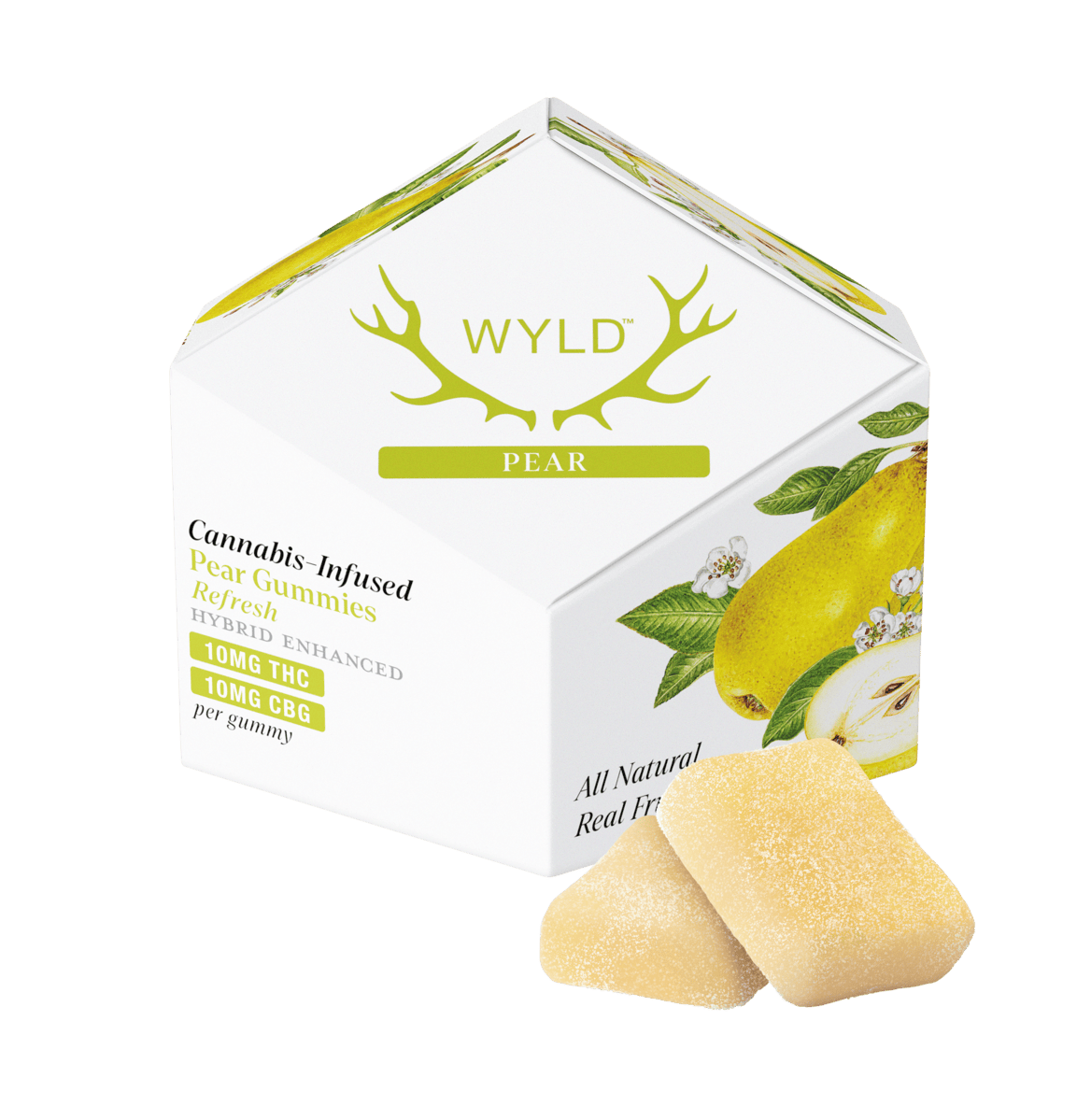 Pear 1:1 THC:CBG Gummies