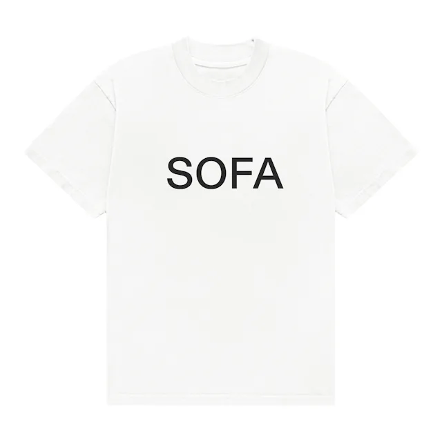 SOFACLUB White “SOFA” T-Shirt