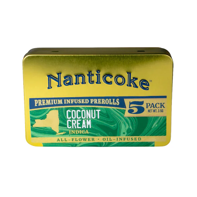 Nanticoke | Preroll | 5pk | 3.5g | Infused Coconut Cream
