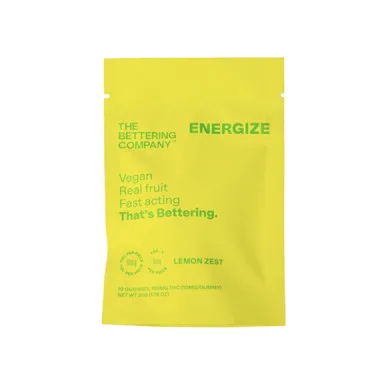The Bettering Company | Gummy | 10pk | 100mg | ENERGIZE Lemon Zest