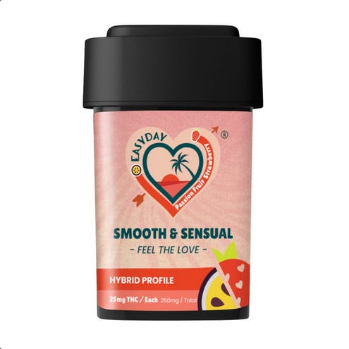 Passionfruit Strawberry | Smooth and Sensual Valentines Day Special Edition Gummies 25mg x 10ct.