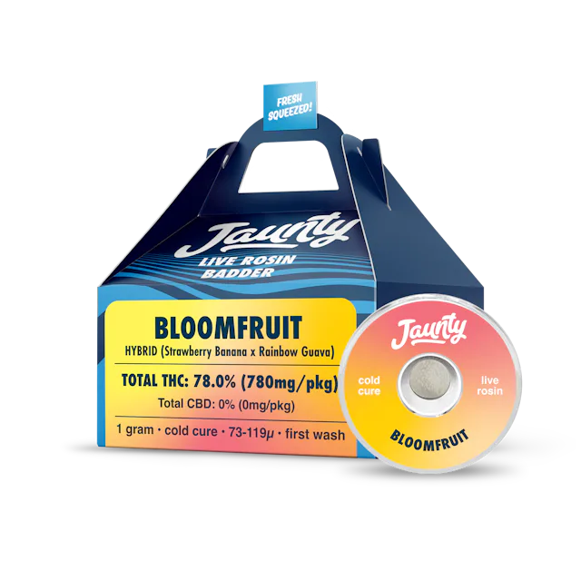 Jaunty | Cold Cure Live Rosin Badder | 1g | BloomFruit