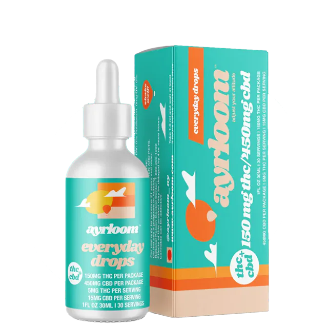 Ayrloom | Tincture | 150mg THC 450mg CBD | Everyday Drops