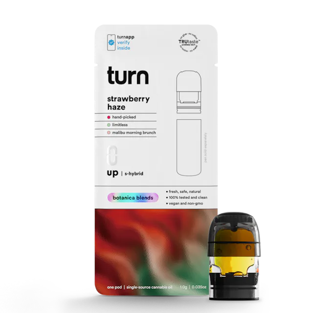 Turn | Vape | 1g Pod | Strawberry Haze