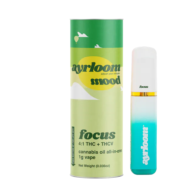 Ayrloom | Vape | 1g AIO | Focus 4:1 THCV
