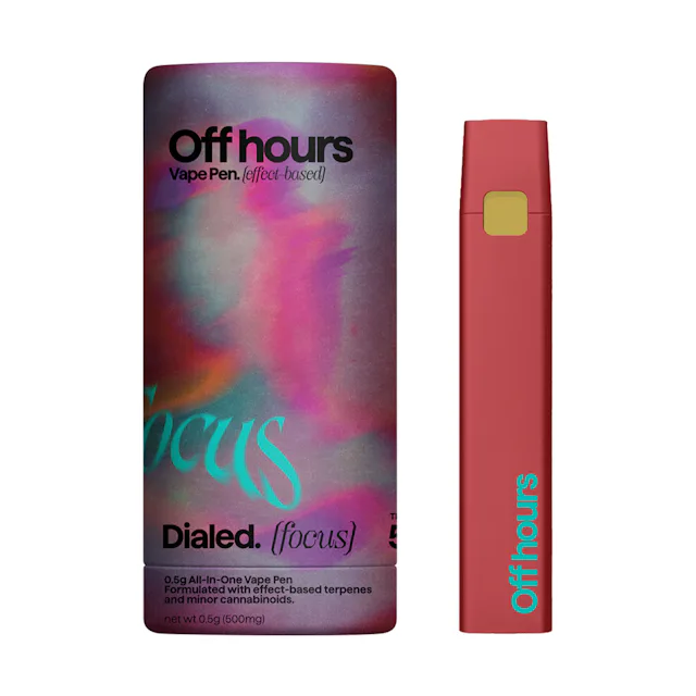 Off Hours | Vape | .5g AIO | Dialed - Focus