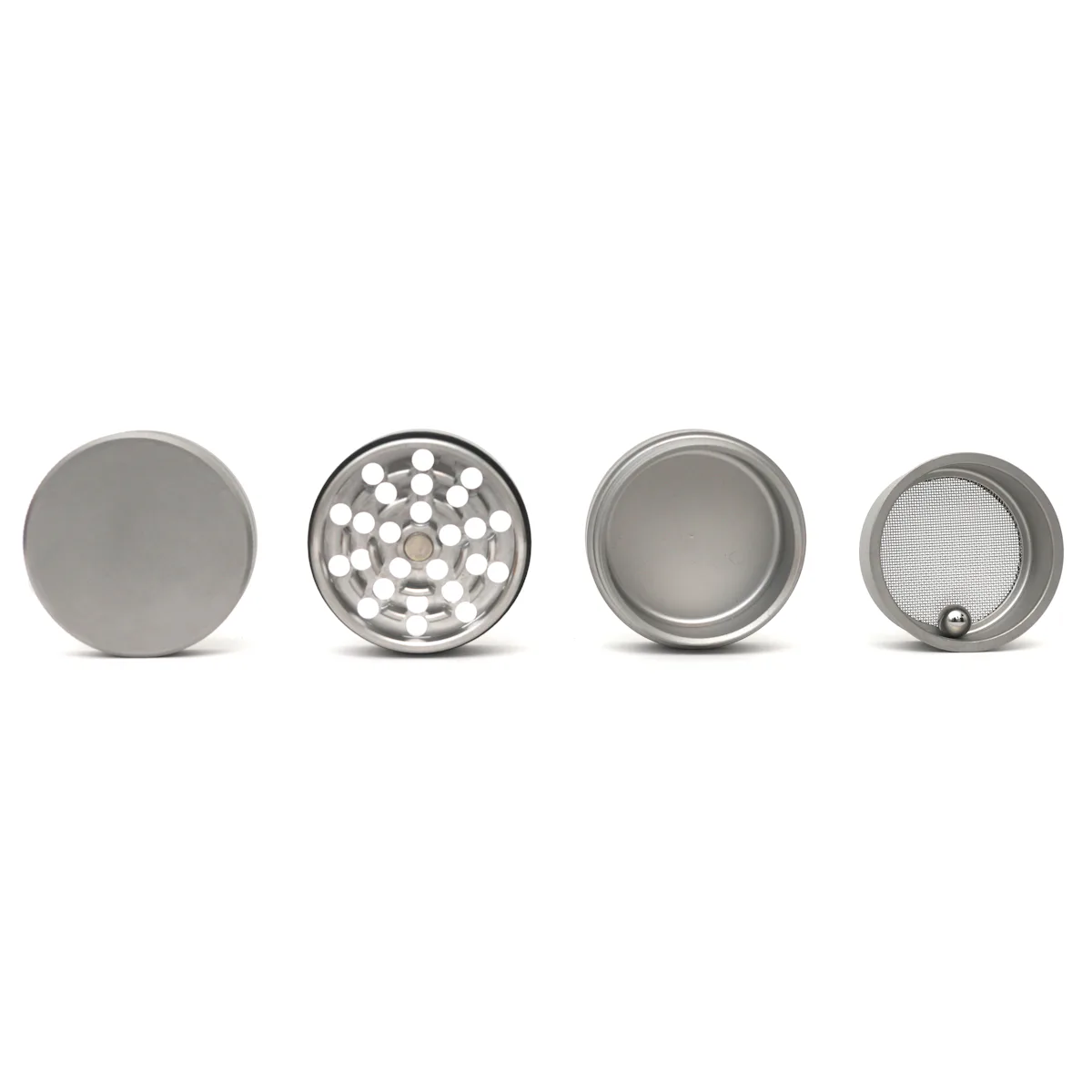 SOFACLUB 4-piece Stainless Steel Grinder