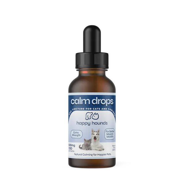 Happy Hounds | Tincture | 500mg | Calm Drops | Extra-Strength