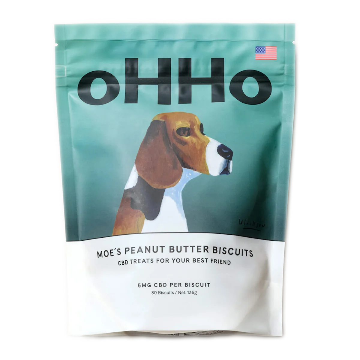 OHHO | CBD | Moe's Peanut Butter Dog Biscuits | 150mg