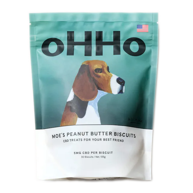 OHHO | CBD | Moe's Peanut Butter Dog Biscuits | 150mg