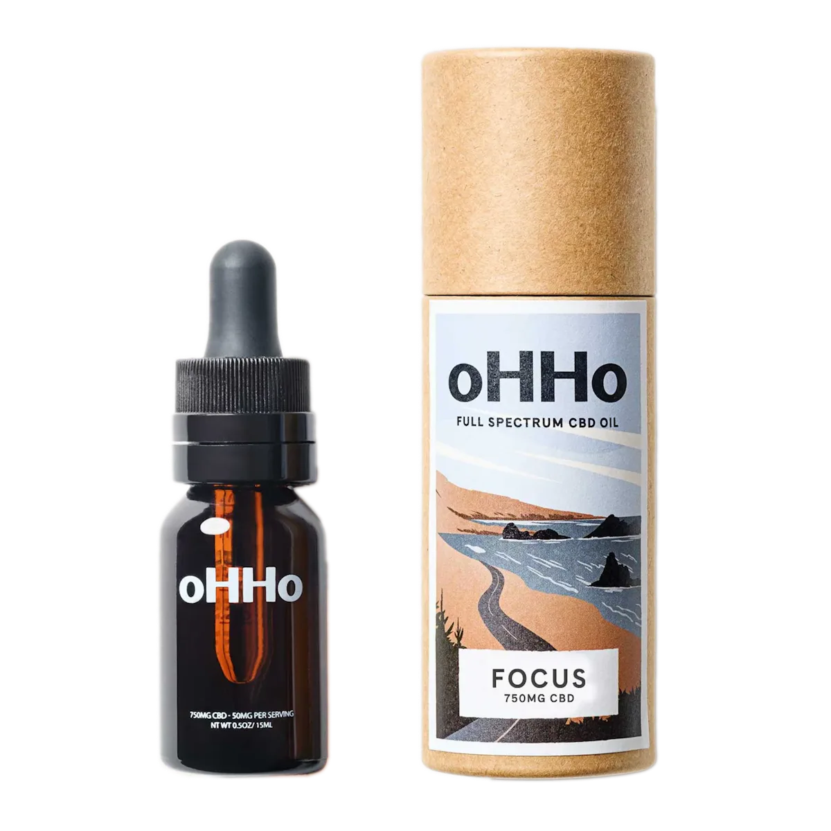 OHHO | Tincture | 750mg | Full Spectrum CBD Focus