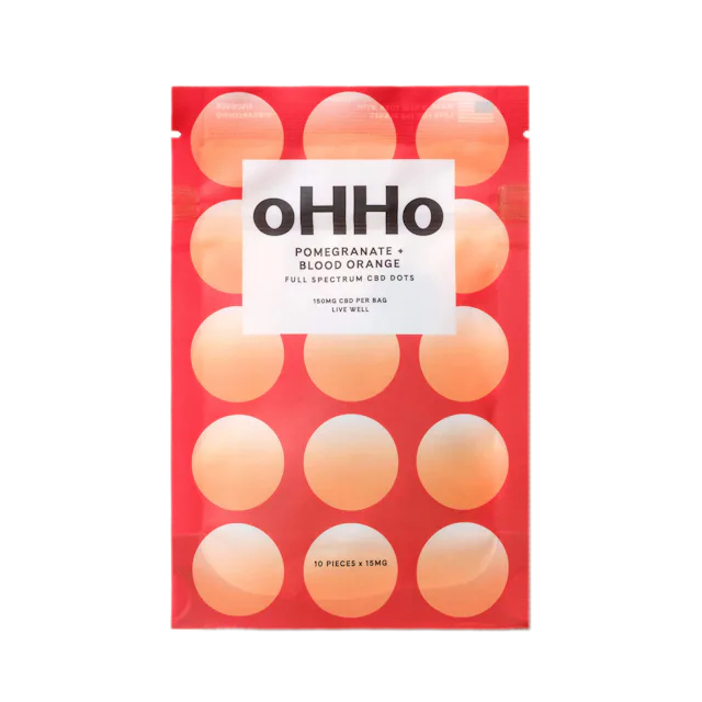 OHHO | Gummy | Pomegranate x Blood Orange Dots | 10pk | 150mg