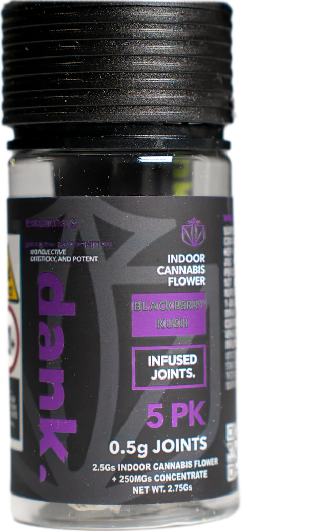 Dank | Preroll | 5pk | 2.75g | Infused Blackberry Kush