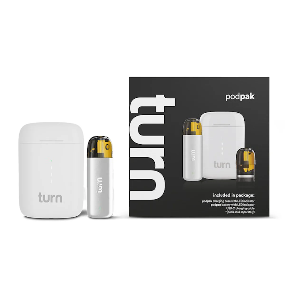 Turn | Podpak Battery | White