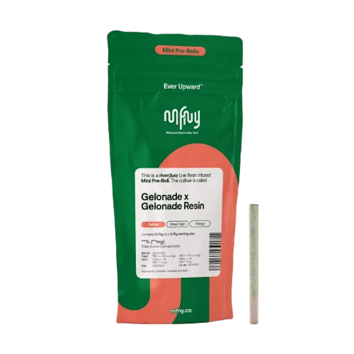 MFNY | Preroll | .75g | Live Resin Infused Gelonade X Gelonade