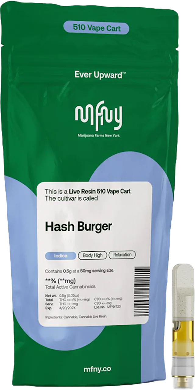 MFNY | Vape | .5g Cart | Live Resin Hash Burger