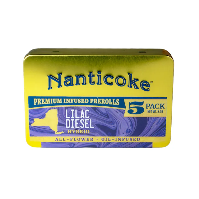 Nanticoke | Preroll | 5pk | 3.5g | Infused Lilac Diesel