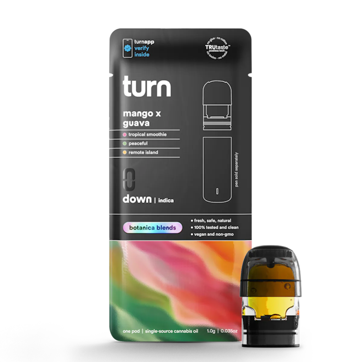 Turn | Vape | 1g Pod | Mango x Guava