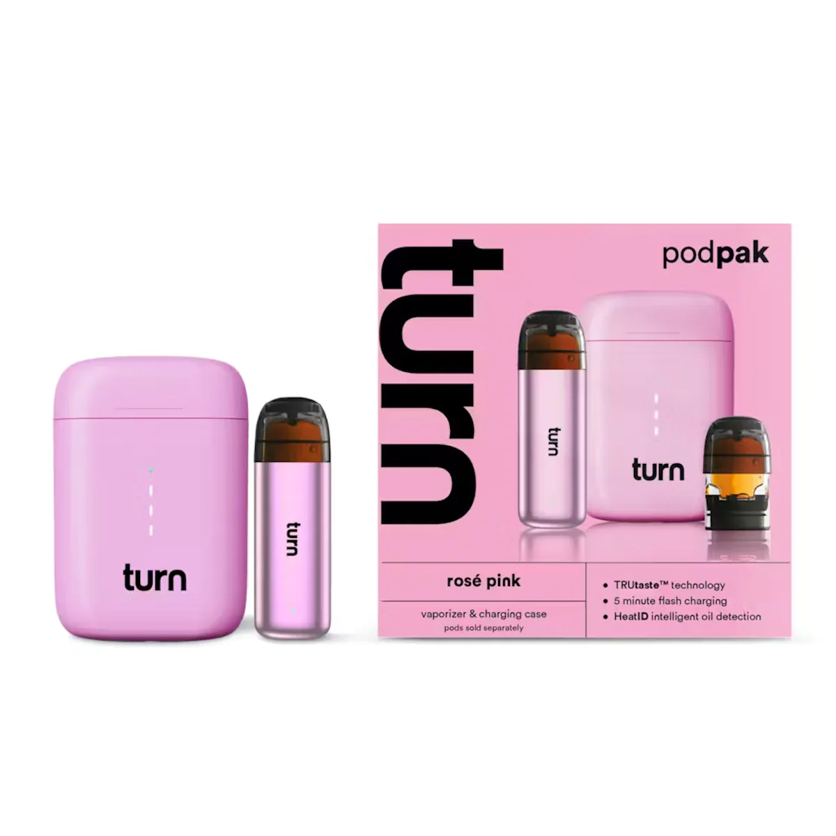 Turn | Podpak Battery | Rose Pink