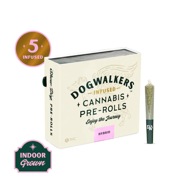 Dogwalkers | Preroll | 5pk | 2.25g | Infused Gelato AK