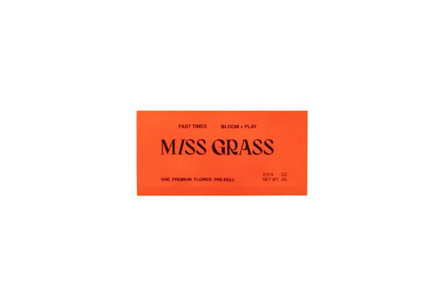 Miss Grass | Preroll | 0.4g | Fast Times