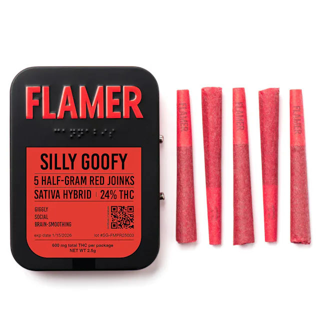 Flamer | Preroll | 5pk | 2.5g | Silly Goofy