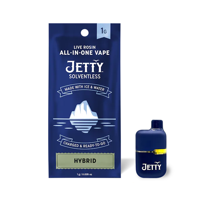 Jetty | Vape | 1g AIO | Live Rosin Galletas OG
