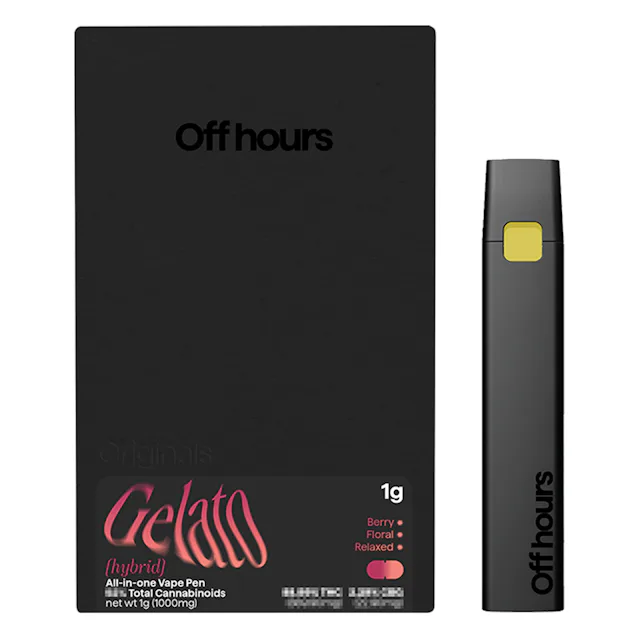 Off Hours | Vape | 1g AIO | Gelato