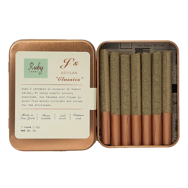 Ruby Farms | Preroll | 7pk | 5g | White Widow Classics