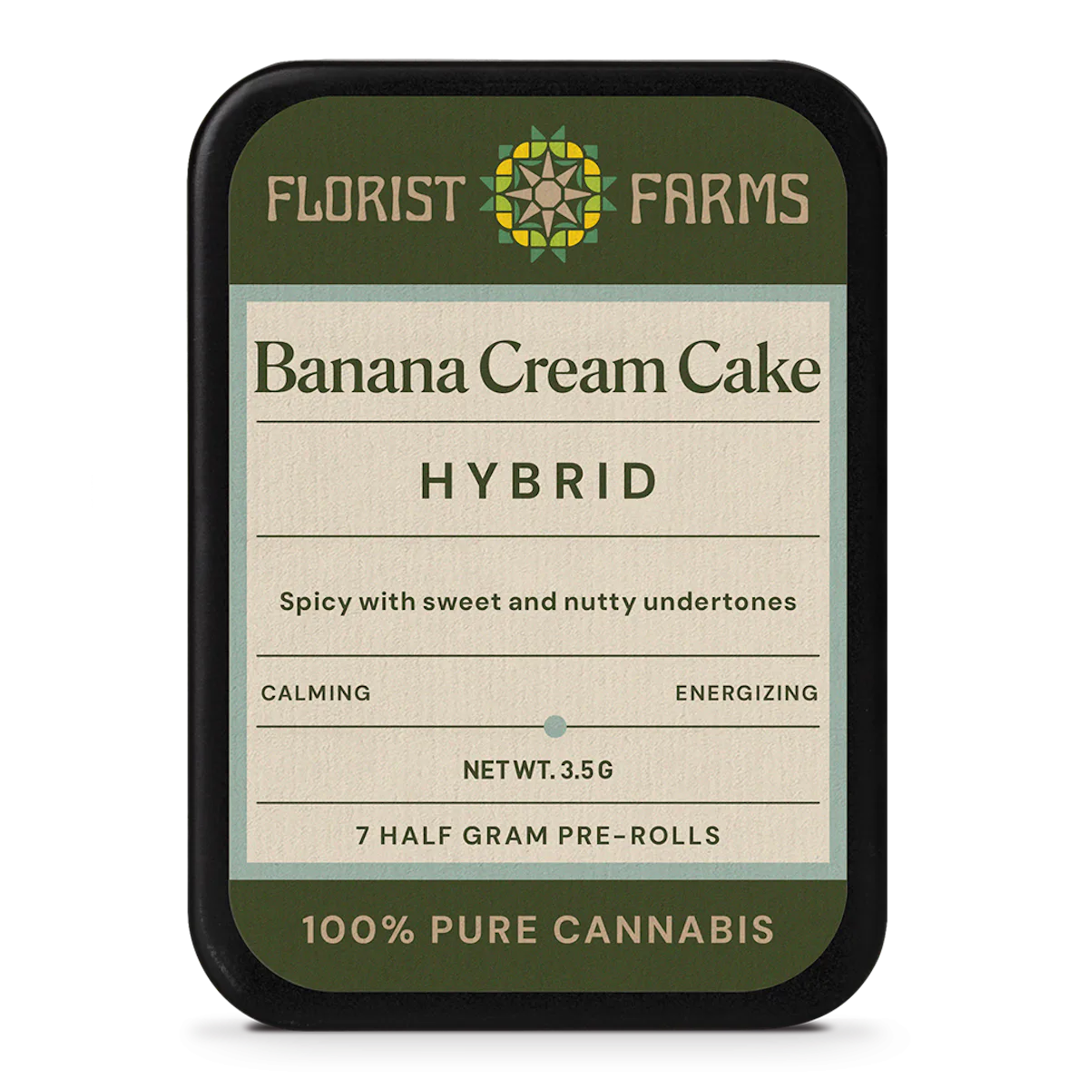 Florist Farms | Preroll | 7pk | 3.5g | Banana Cream Cake x Jealousy