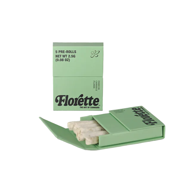 Florette | Preroll | 5pk | 2.5g | White Fire Durban