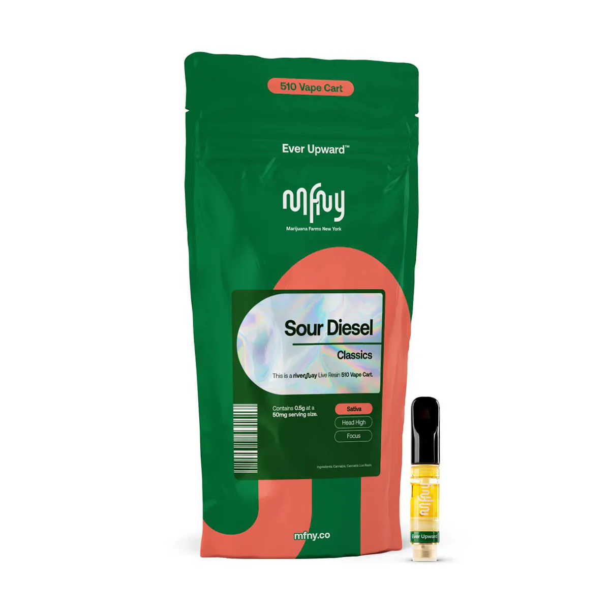 MFNY | Vape | .5g Cart | Live Resin Sour Diesel