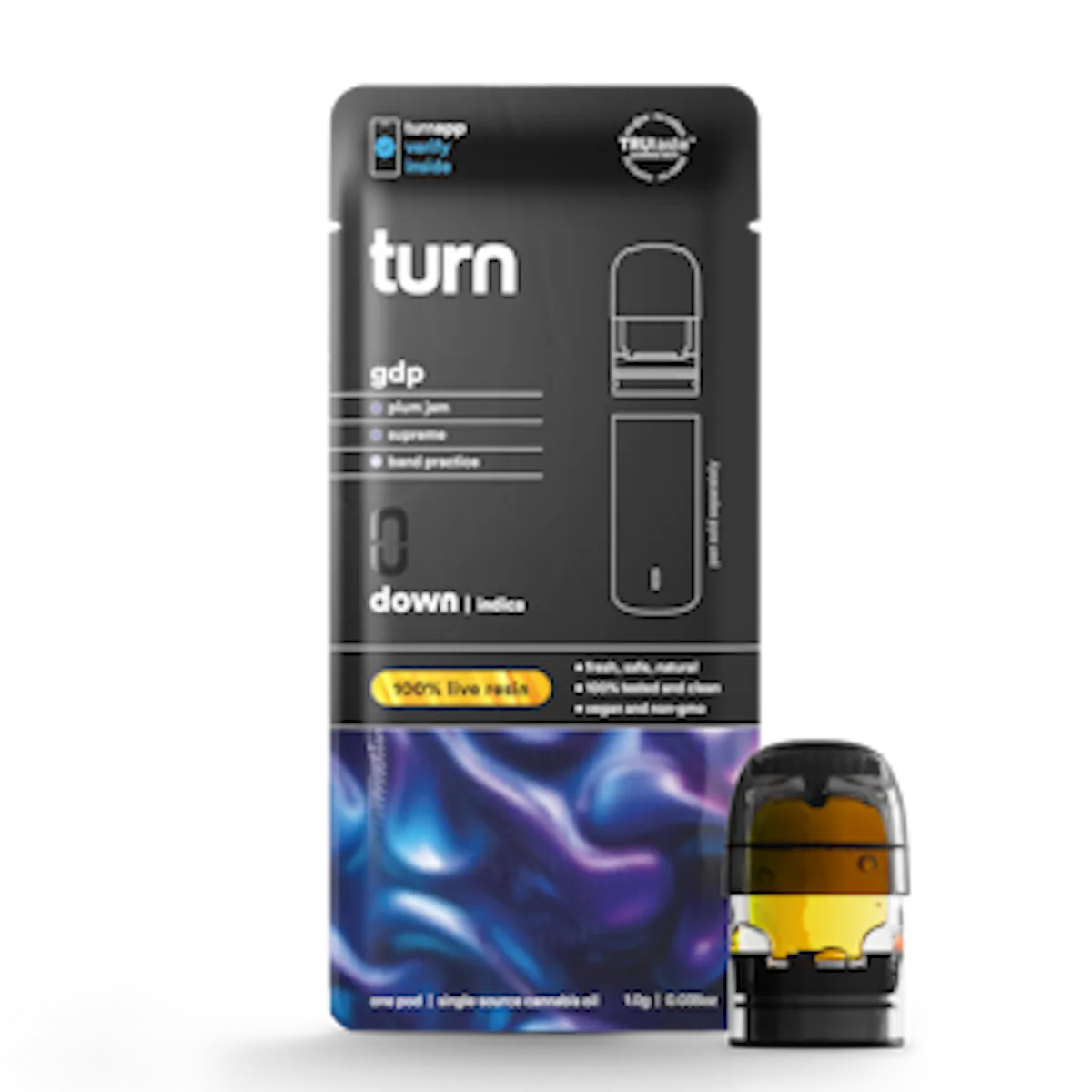 Turn | Vape | 1g Pod | Live Resin GDP