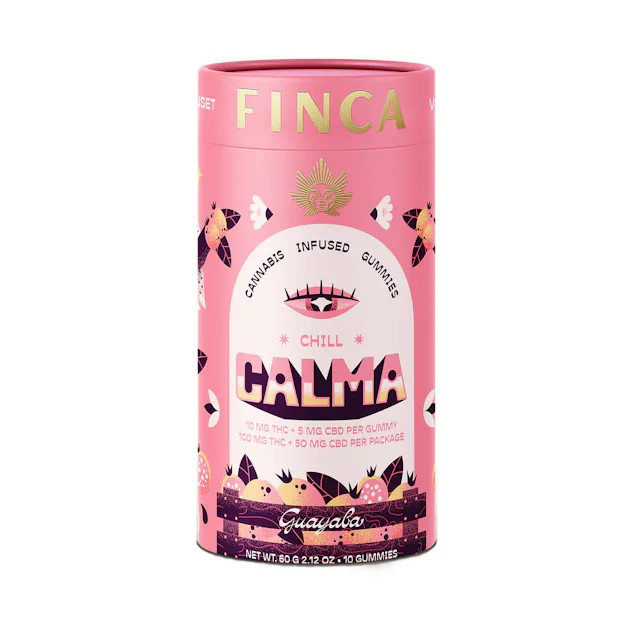 Finca | Gummy | 10pk | 100mg | CHILL Calma Guava 2:1 (THC:CBD)