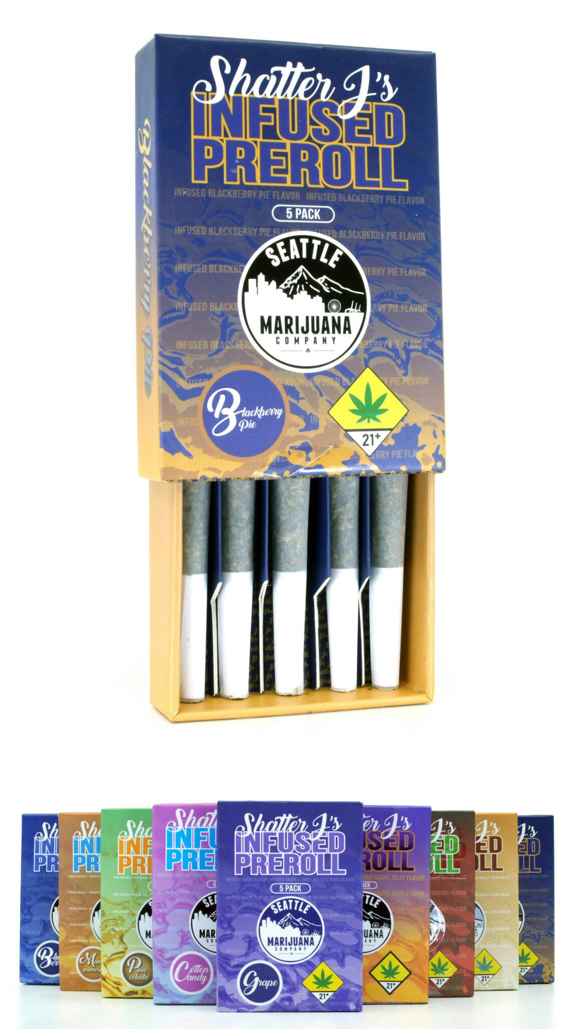 MH - Blue Razz Slushie / Infused 5pk/