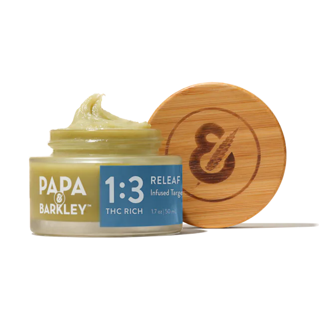 Papa & Barkley | Solventless Topical | 50 ml | THC Rich | 100mg CBD : 300 THC