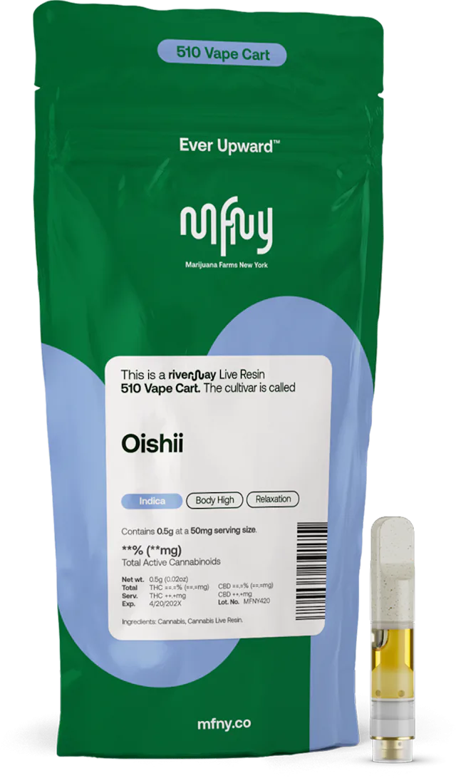 MFNY | Vape | .5g Cart | Live Resin Oishii
