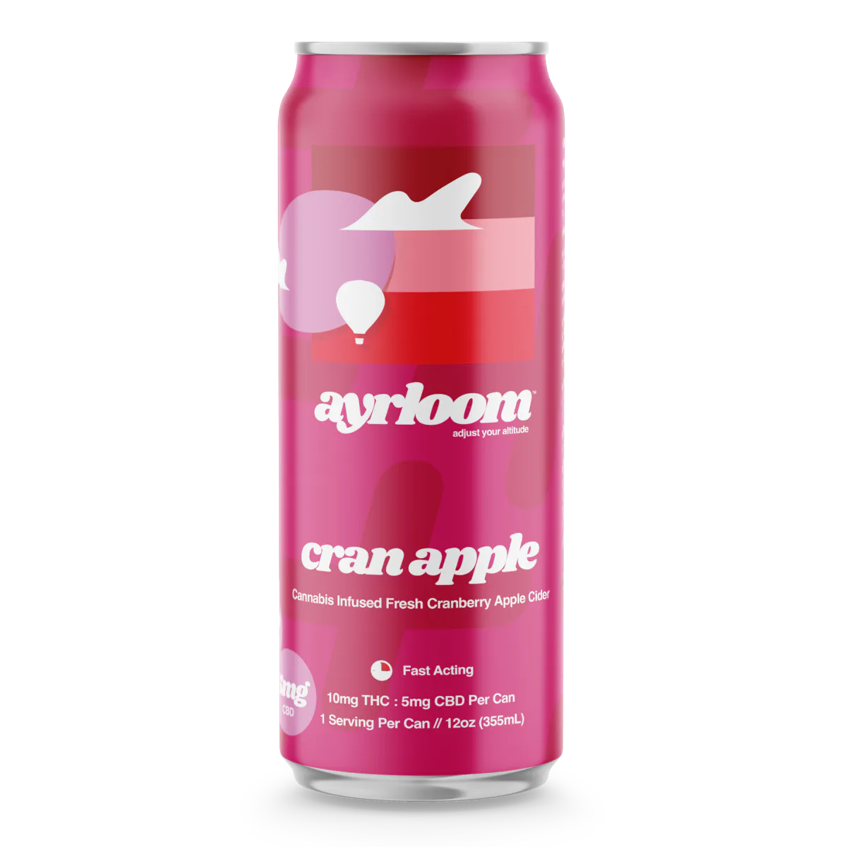 Ayrloom | Beverage | 12oz | Cran Apple 2:1