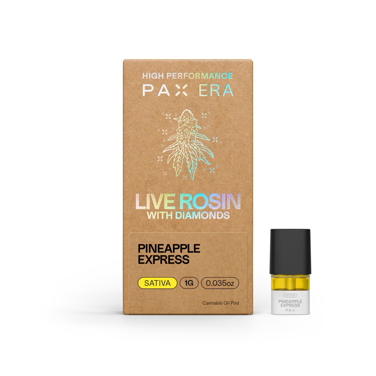 Pax | Vape | 1g Pod | Live Rosin & Diamonds Pineapple Express