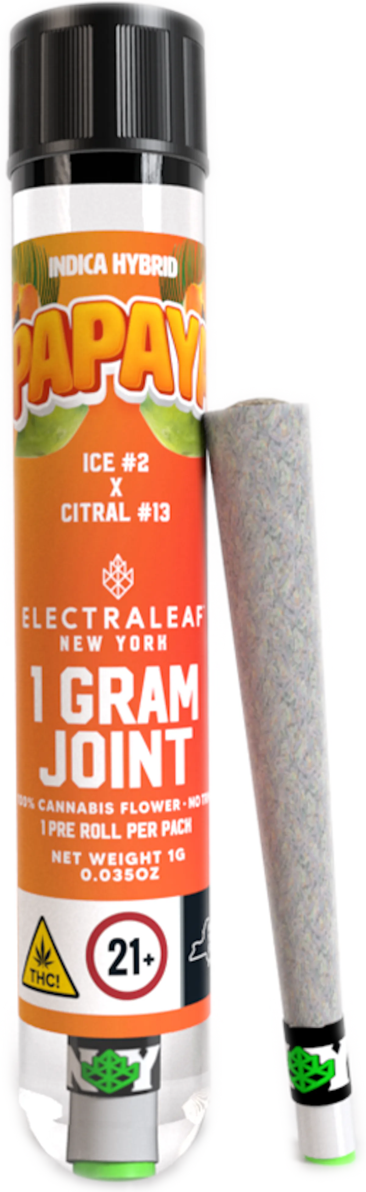 Electraleaf | Preroll | 1g | Papaya