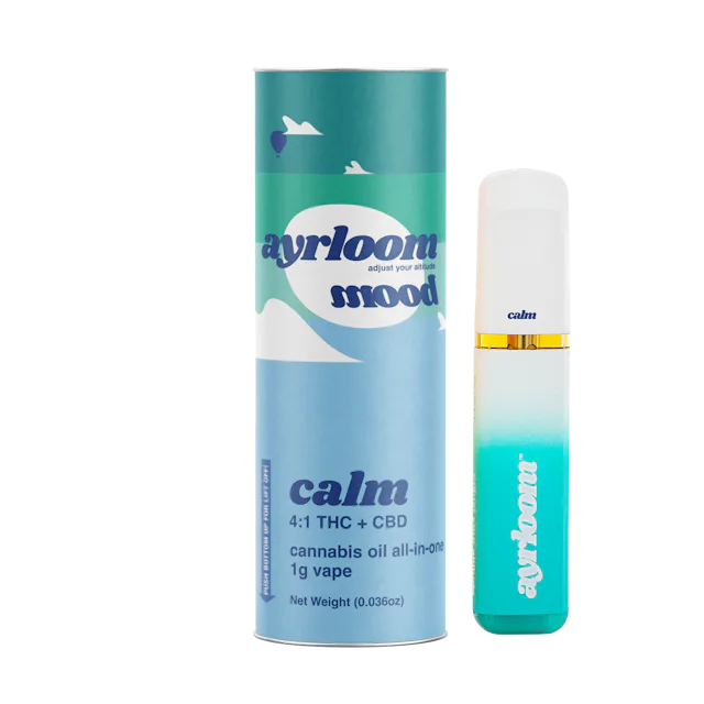 Ayrloom | Vape | 1g AIO | Calm 4:1 CBD