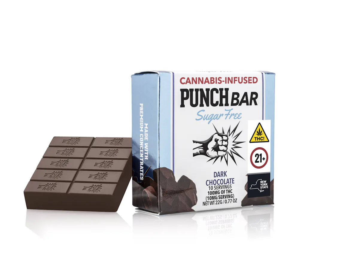 Punch Bar | Chocolate | 100mg | Sugar Free Dark Chocolate