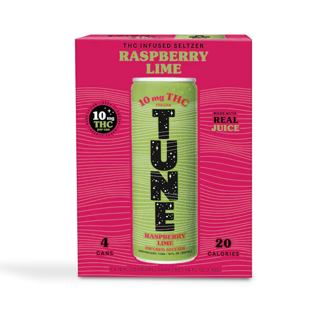 Tune | Beverage | 4pk | Raspberry Lime