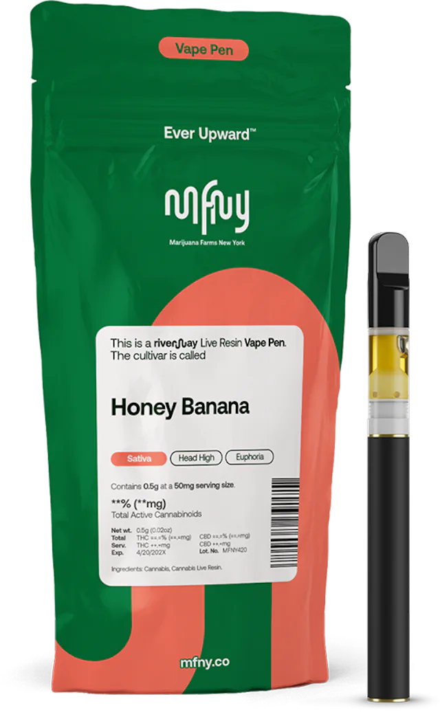 MFNY | Vape | .5g AIO | Live Resin Honey Banana