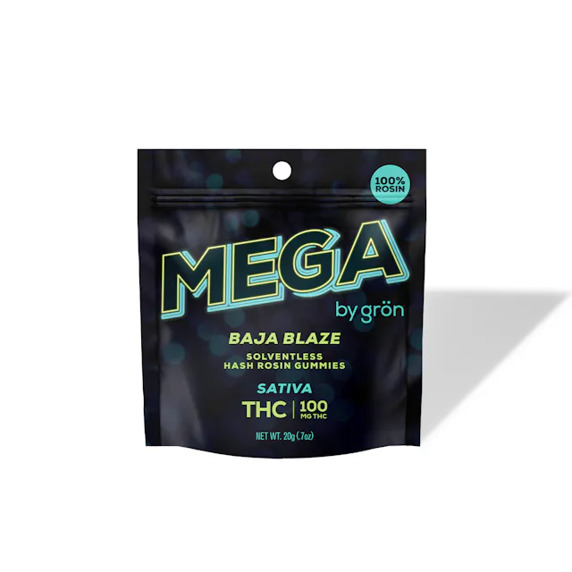 Gron | Gummy | 100mg | Rosin Mega Baja Blaze