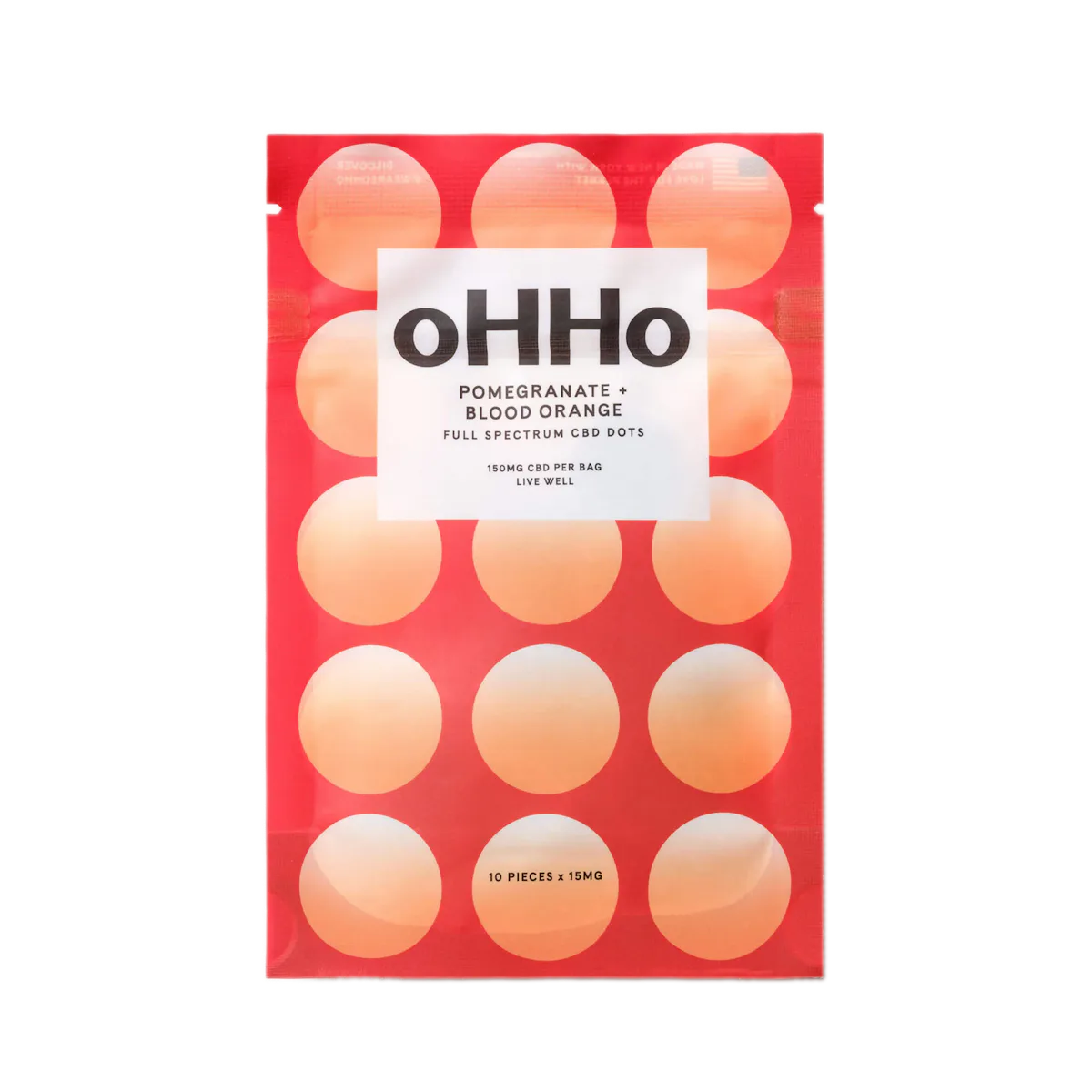 OHHO | Gummy | Pomegranate x Blood Orange Dots | 10pk | 150mg