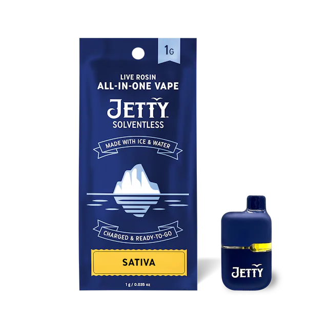 Jetty | Vape | 1g AIO | Live Rosin Tropicana Cherry