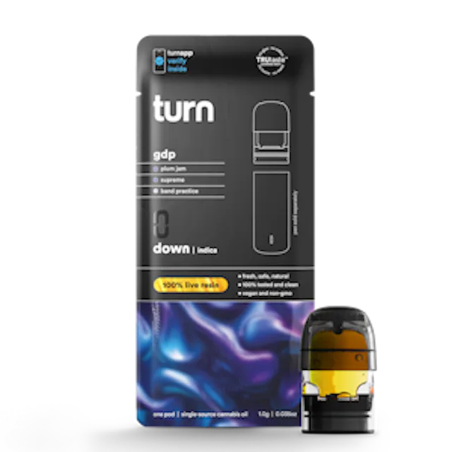 Turn | Vape | 1g Pod | Live Resin GDP