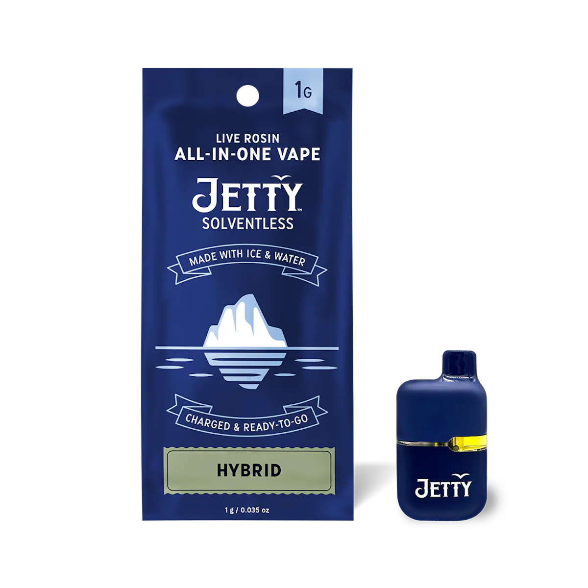 Jetty | Vape | 1g AIO | Live Rosin Galletas OG